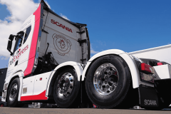 Jet Express Time Critical Logistics - Red and White Scania