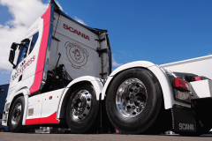 Jet Express Time Critical Logistics - Red and White Scania