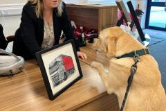 Jet Express Time Critical Logistics - Receptionist and Dog