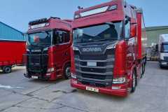 Jet Express Time Critical Logistics - Two Scanias