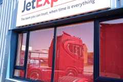 Jet Express Time Critical Logistics - Vehicle Reflection