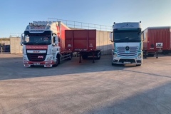 Jet Express Time Critical Logistics - Vehicles at Grindley