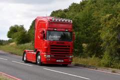 Jet Express Time Critical Logistics - Red Scania